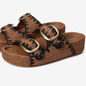 Brand NEW Loeffler Randall Theo two strap sandals